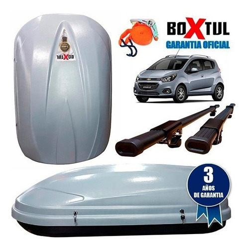 Barras Portaequipaje + Valija De Techo 415 Chevrolet Spark F