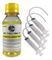 Comprar 100ml Kit Solução Limpeza Cabeças De Impressão + 4 Seringas