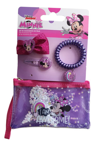Set Para Pelo Kids Tienda Oficial Disney Neceser Minnie 