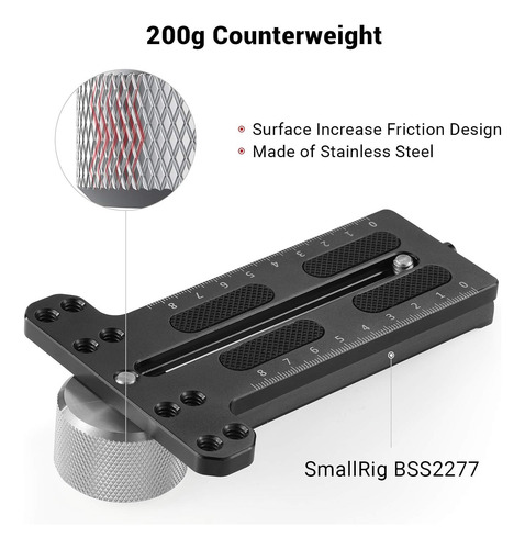 Contrapeso Extraíble 7.05 Oz Para Dji Ronin S/ronin Rs 2 / R