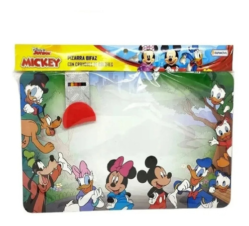 Imagen 1 de 4 de Pizarra Bifaz Mickey Para Dibujar Y Colorear Tapimovil