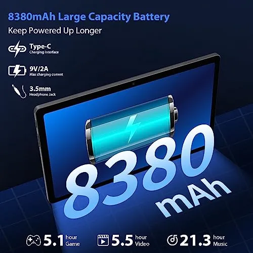 Tableta Blackview Tab 11 Wifi De 10.36 Pulgadas, 8 Gb+256 Gb