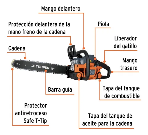 Motosierra Truper Mot-4518
