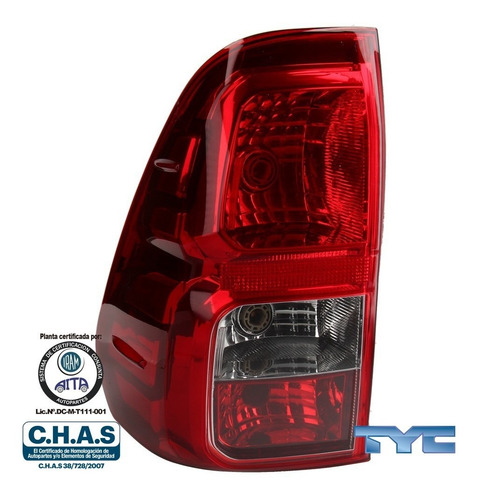 Imagen 2 de 10 de Faro Trasero Tipo Koito Izquierdo Toyota Hilux 16/19