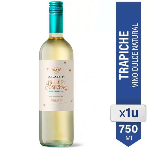 Vino Trapiche Alaris Dulce Cosecha Natural 750 Ml Botella