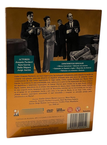 El Ropavejero. Película. Dvd. Sara García, Joaquin Pardave (Usado)