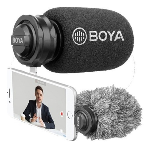 Microfone Estéreo Digital Boya By-dm200 Para (iPhone/iPad)
