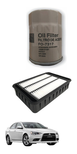Kit De Filtros Mitsubishi Lancer2.0l 208-2009-10-11-12-13-14