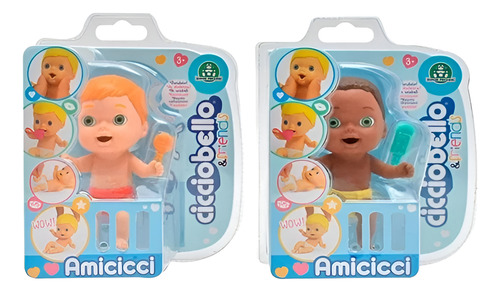 Muñeco Cicciobello Amicicci Varios Colores 1 Pza Jwzs-68