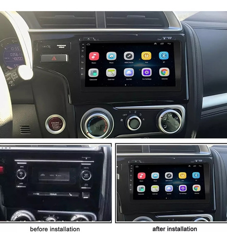 Estéreo De Pantalla 9' Android 12 Para Honda Fit 2015-2020