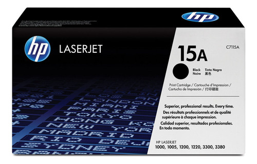 Toner Hp 15a Negro C7115a Original Con Iva