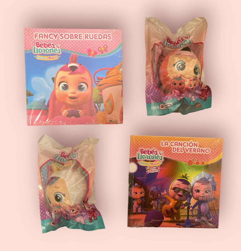 Libro Cuento Bebe Llorones Y Squishy Llavero