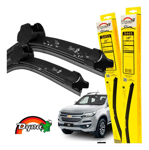 Kit Limpador Parabrisas Gm S10 2019 A 2021 Dyna Original