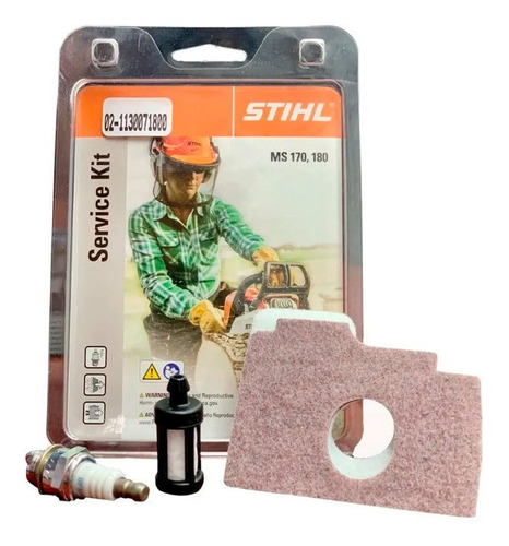 Kit De Servicio Stihl Para Motosirras Ms170 Ms180