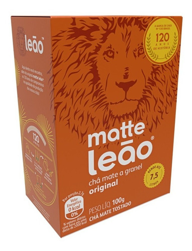 Chá Matte Leão mate original em ervas 100 g