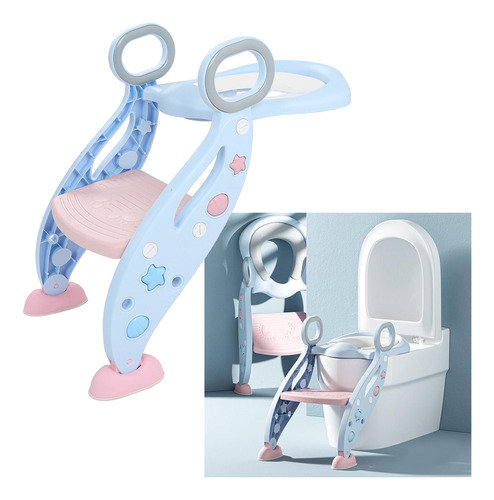 Escada Higiênica Dobrável E Confortável Para Banheiro Potty