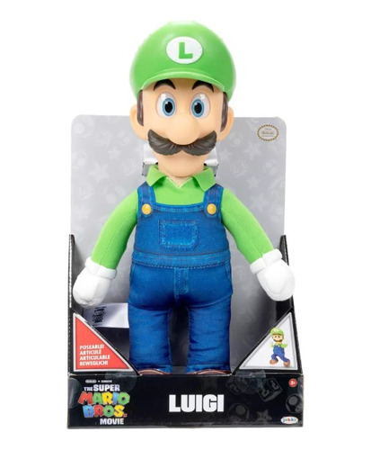 Figura Luigi Movie Super Mario Bros Nintendo