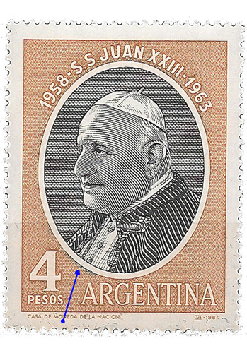 Argentina Variedad S S Juan X X I I Mt 688 Gj 1280 Año 1964