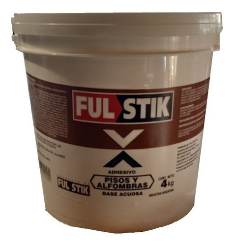 Imagen 3 de 5 de Adhesivo Para Pisos Vinilicos 4 Kg Fullstick
