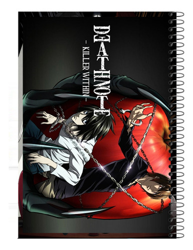 Caderno Univ Death Note Killer Within 1 Matéria 80 Fls