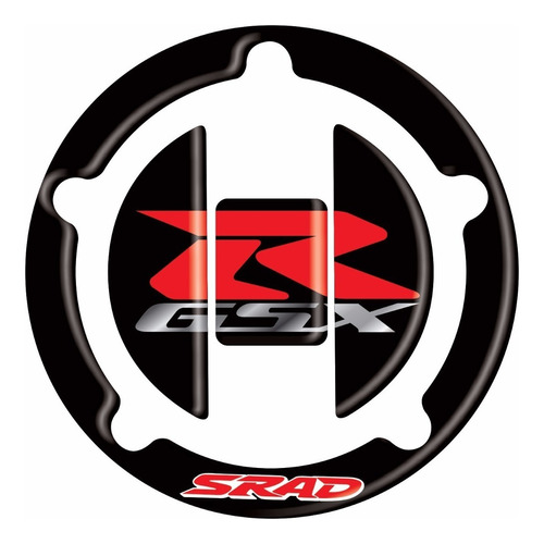 Adesivo Protetor Bocal Tanque Gsx R750 Srad Black Red