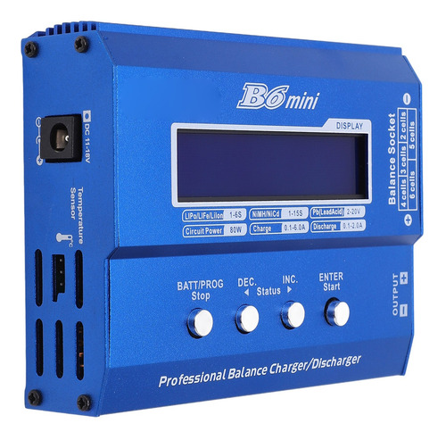 Carregador De Bateria Inteligente Lipo Lithium Balance Disch
