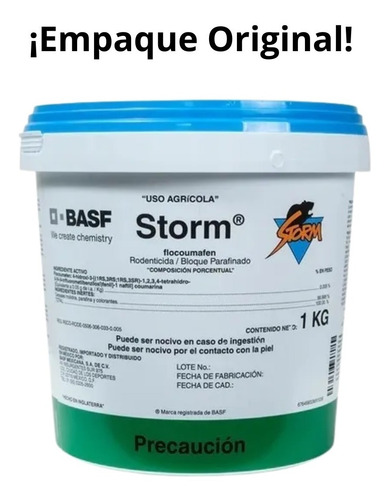 Veneno Mata Ratas Ratones Cebo En Cubos Storm® 1 Kg Original