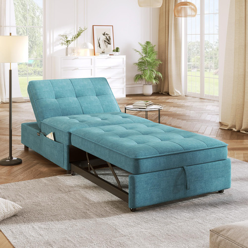 Lz Leisure Zone Sofa Cama 4 1 Silla Otomana Plegable Puerto