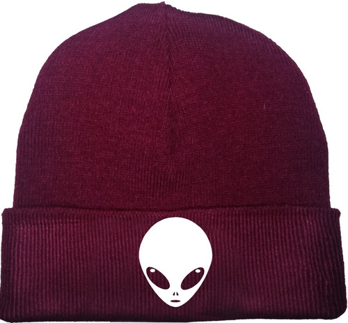 Gorro Lana Alien Vintage Vt Tv Estampado Urbanoz 