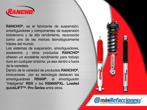Amortiguador 60.401 Cm Rs5000x Izq/der Tra D100 Pickup 68-74