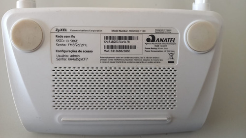 Modem Roteador Oi Velox 300 Mbps Wi-fi Amg1302-t15c (Usado)