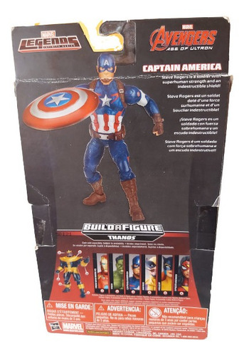 Capitan America Marvel Avengers Age Of Ultron Baf Thanos (Usado)