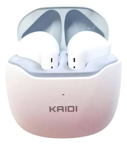 Fone De Ouvido Sem Fio Bluetooth 5.1 Kaidi Kd772 Cor Branco Branco