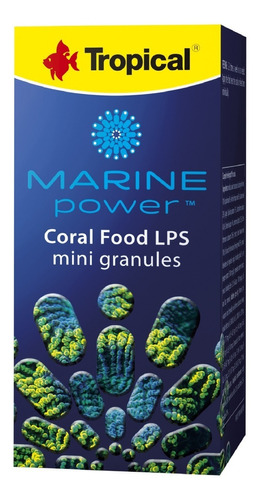 Ração Tropical 70g Marine Power Coral Food Lps Mini Granules