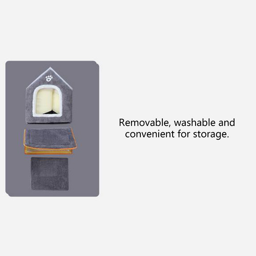 Caseta Warm Pet Kennel Para Perros Pequeños Y Medianos C-at