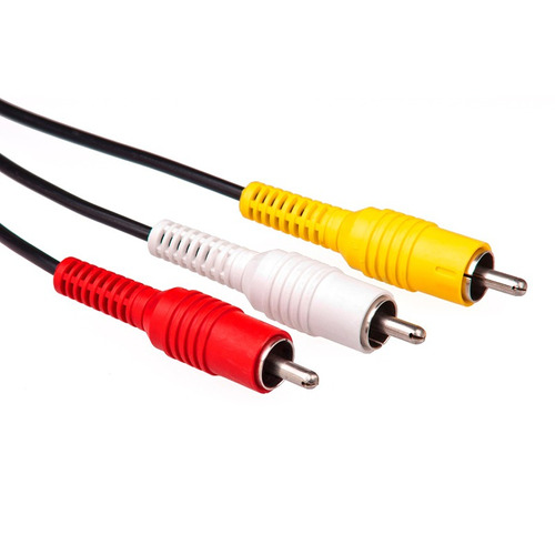 Imagen 1 de 6 de Cable Plug Rca Macho Audio Estéreo 1.5 Metros