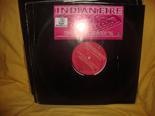 Vinilo Indian Fire Try A Little Harder 96  Libros Del Mundo