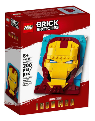 Dibujos De Ladrillo De Lego De Juguete De Iron Man Con 204 P