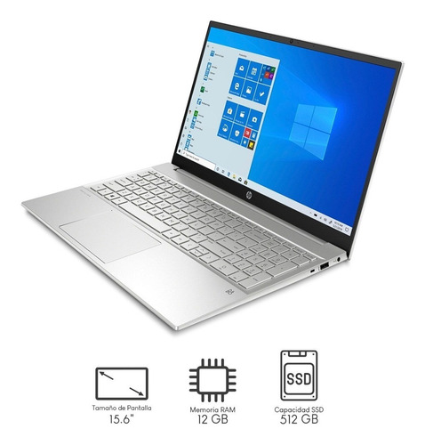 Imagen 5 de 8 de Laptop Hp Pavilion 15-eg1053cl Intel Ci5 12gb512gb+audifonos