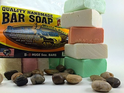Todo Natural Amish Farm Bar Soap Variedad 5-pack Cold Proces