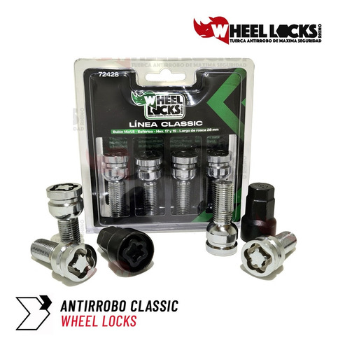 Imagen 2 de 4 de Bulones Tuercas Seguridad Antirrobo T-cross Nivus Touareg
