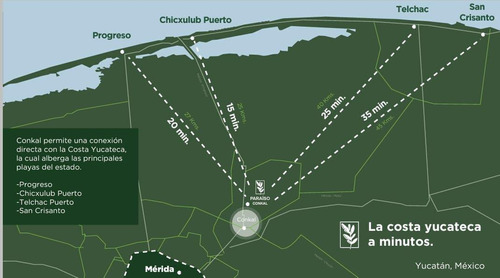 Terreno Con Luz Y Agua Cerca Del Centro De Conkal Listo Para Construir.