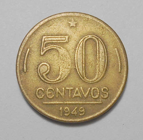 Brasil 50 Centavos 1949 - Km 563 - Eurico Gaspar Dutra