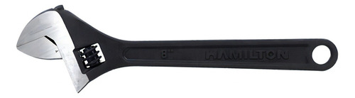 Llave Ajustable Fosfatizada 8  Hamilton Laf80 Color Negro