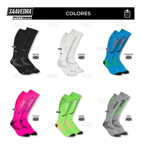 Medias Sox® Compresión Graduada 15-20 Running Fitness, Full