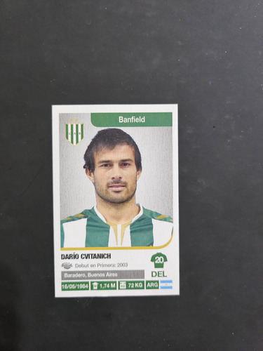 Figurita Dario Cvitanich Futbol Argentino Año 2018-2019 Cvitanich Cvitanich