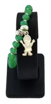 Comprar Pulsera Con Piedra Murano Y Dije Niño En Plata Ley 950