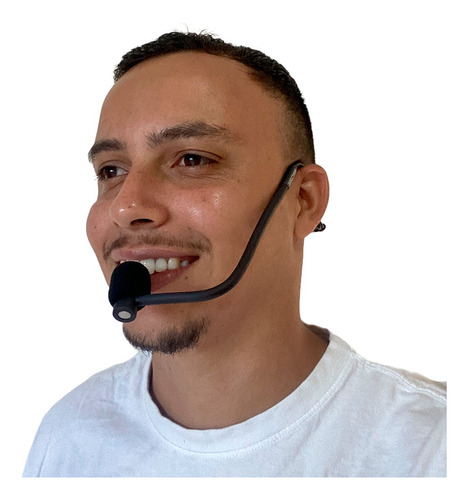 Microfone Headset Pfc-411 Auricular Pro P2/taf4 Cor P2