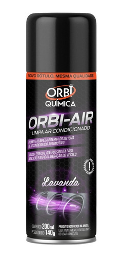 Spray Higienizador Limpa Ar Condicionado Orbi Original 