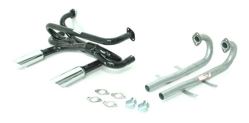 Imagem 1 de 4 de Bengala E Descarga Dimensionado 4x2 Speed Crom Vw Fusca S40